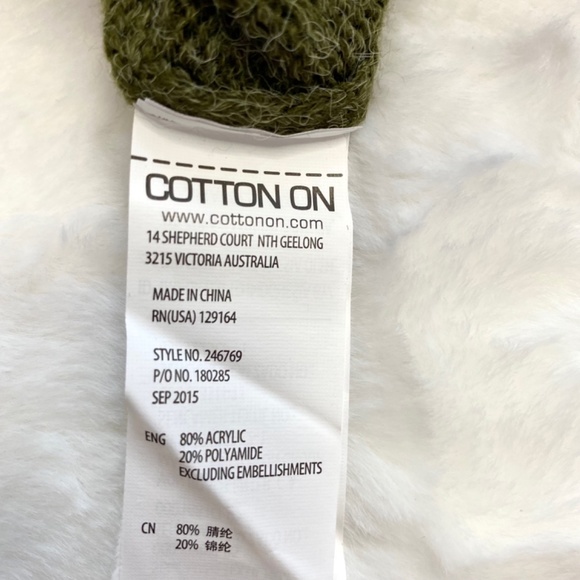 NWOT Cotton On Green Sweater in Size Medium - Picture 11 of 11